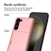 imoshion Coque arrière avec porte-cartes Samsung Galaxy S23 - Rose Doré