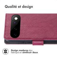 imoshion Étui de télephone portefeuille de luxe Google Pixel 11 Pro - Bordeaux