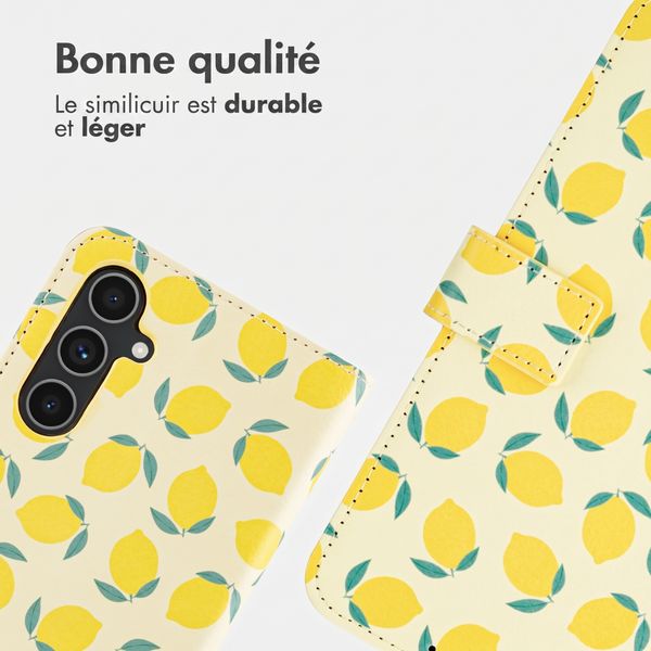 imoshion Étui de télephone portefeuille Design Samsung Galaxy A54 (5G) - Citrus Dream