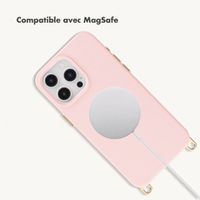Selencia Coque arrière Rivièra avec MagSafe avec crochets amovibles Apple iPhone 15 Pro Max - Sorbet Pink