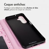 imoshion Étui de télephone portefeuille Design Samsung Galaxy A56 - Blush Berries