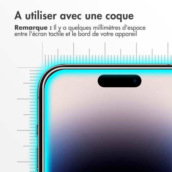 Accezz Protection d'écran en verre trempé 2-pack Apple iPhone 15 Plus / 15 Pro Max / 16 Plus