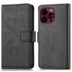 imoshion Étui de télephone portefeuille de luxe Apple iPhone 15 Pro Max - Noir