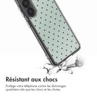 imoshion Coque Design Samsung Galaxy S24 - Polka Dot Mintgroen