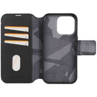 Decoded Portefeuille détachable 2 en 1 en cuir Apple iPhone 15 Pro - Noir