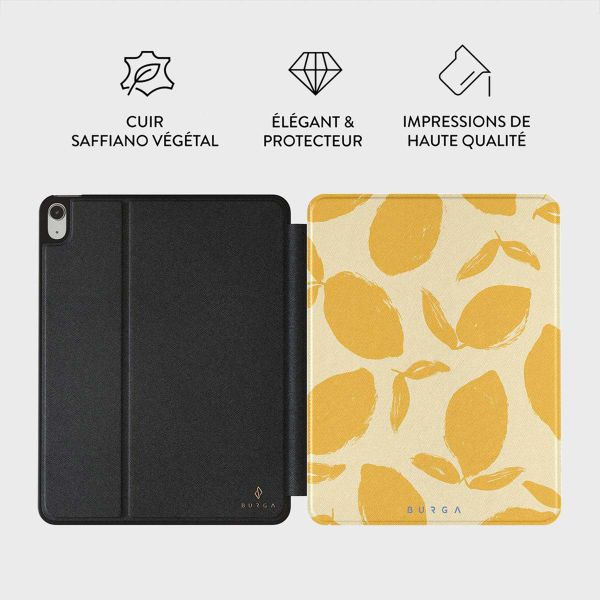 Burga Coque tablette Apple iPad Air 11 pouces (2026) M4 / (2025) M3 / (2024) M2 - Lemon Tart