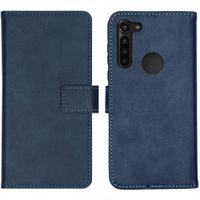 imoshion Étui de télephone portefeuille de luxe Motorola Moto G8 Power - Bleu foncé
