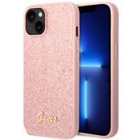 Guess Coque Glitter Flakes Apple iPhone 14 - Rose