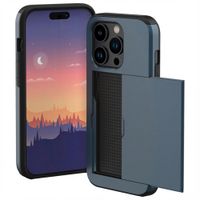 imoshion Coque arrière avec porte-cartes Apple iPhone 15 Pro - Bleu foncé