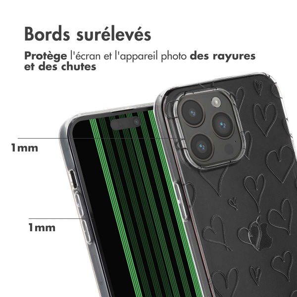 imoshion Coque Design Apple iPhone 15 Pro Max - Hearts