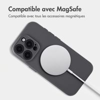 Accezz Coque Grip avec MagSafe Apple iPhone 15 Pro - Gris