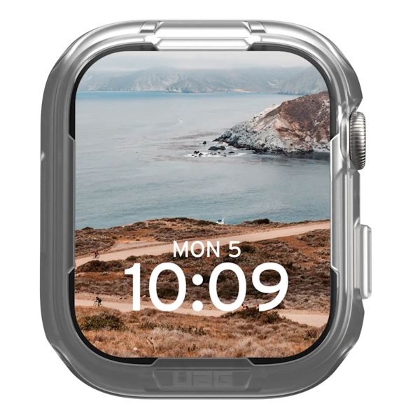 UAG Scout | Coque Bumper Apple Watch 7 / 8 / 9 - 45 mm - Clear