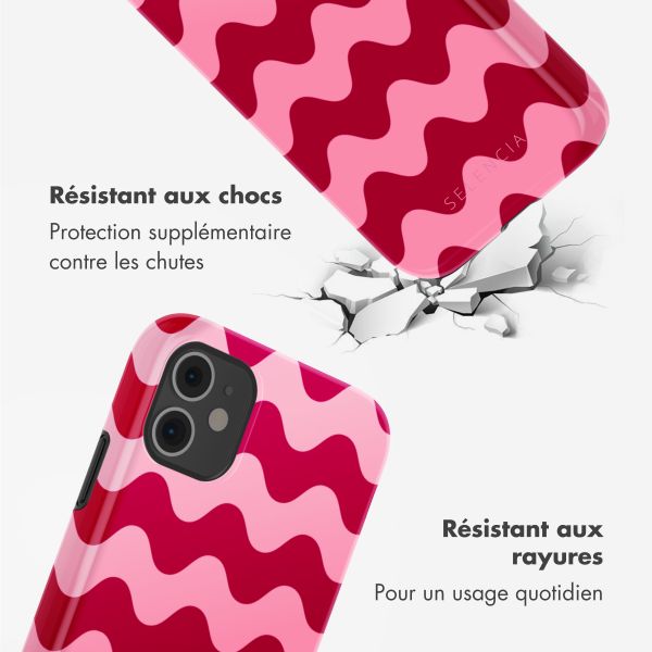 Selencia Coque arrière Vivid Apple iPhone 11 - Wave Vibes Lipstick