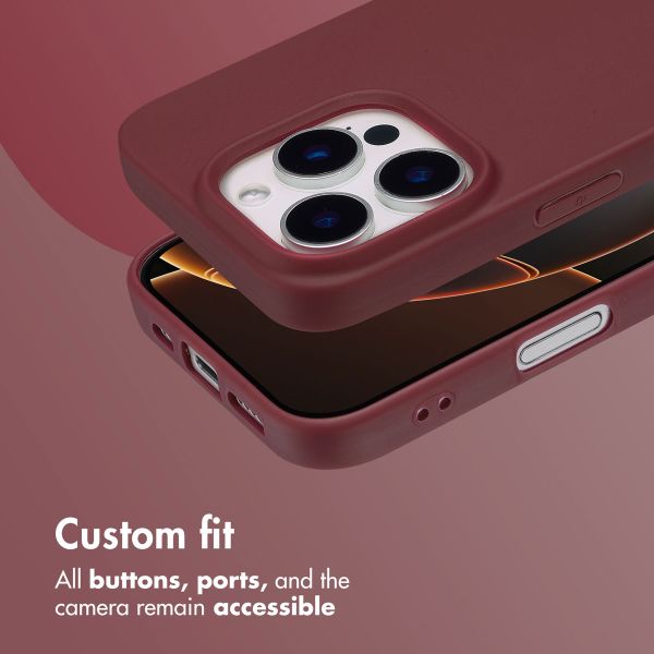 imoshion Coque Couleur Apple iPhone 16 Pro - Wine Red