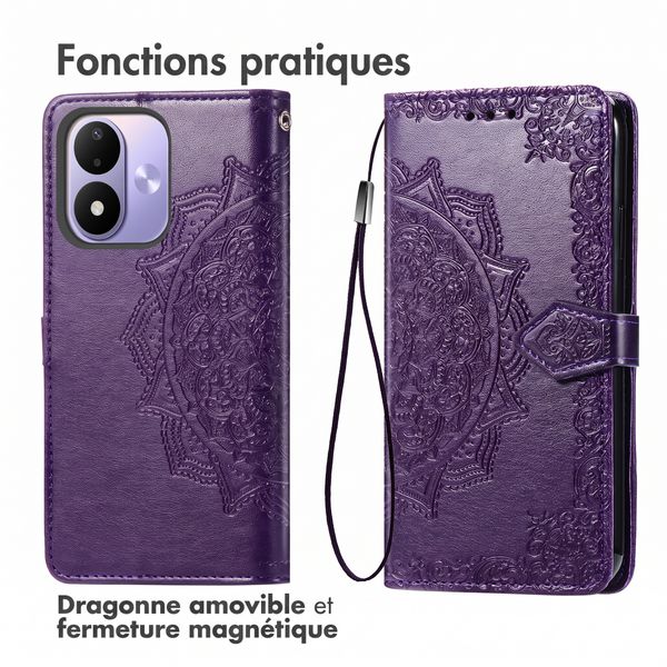 imoshion Etui de télephone Mandala Xiaomi Redmi Note 17 (5G) - Violet