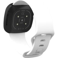 imoshion Bracelet sport en silicone Fitbit Versa 4 / 3 / Sense (2) - Blanc