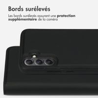 Accezz Étui de téléphone portefeuille en cuir de qualité supérieure 2 en 1 Samsung Galaxy A34 (5G) - Noir