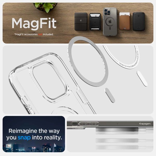 Spigen Coque Ultra Hybrid MagSafe Apple iPhone 14 Pro - Carbon Fiber Black
