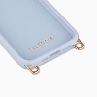 Selencia Coque arrière Rivièra avec MagSafe avec crochets amovibles Apple iPhone 15 Pro - Powder Blue