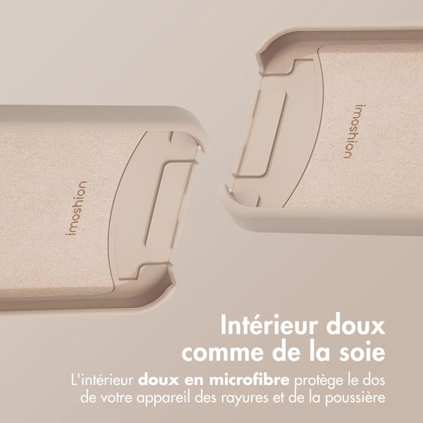 imoshion Coque arrière Color avec cordon amovible et MagSafe Apple iPhone 15 - Nude