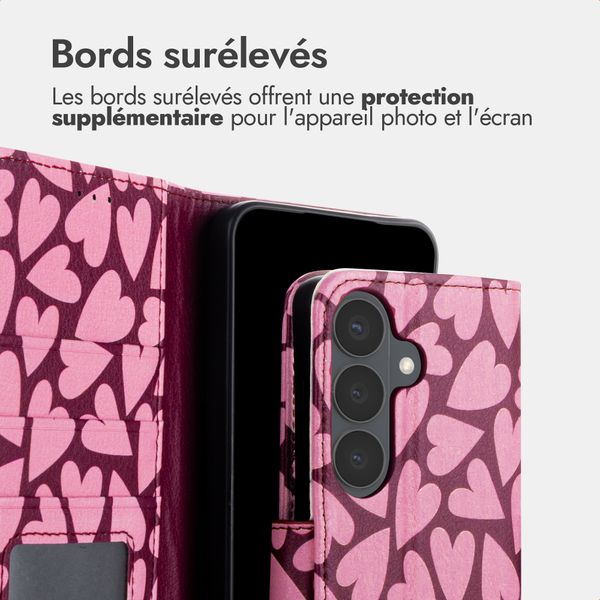 imoshion Étui de télephone portefeuille Design Samsung Galaxy S26 FE - Hearty Blush