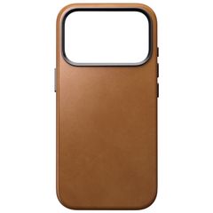 Nomad Coque arrière Traditional Leather avec MagSafe Apple iPhone 18 Pro / 17 Pro - English Tan