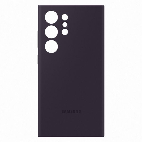 Samsung Original Coque en silicone Samsung Galaxy S24 Ultra - Dark Violet
