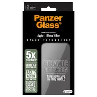 PanzerGlass Protecteur d'écran en céramique avec applicateur Apple iPhone 16 Pro