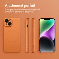 imoshion Coque Couleur avec MagSafe Apple iPhone 14 - Orange