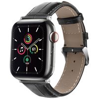 imoshion Bracelet cuir crocodile Apple Watch | 44/45/46/49 mm - Noir