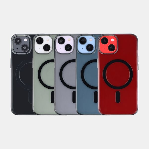 Accezz Lite coque arrière avec MagSafe Apple iPhone 14 - Smokey Clear