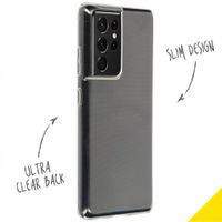 Accezz Coque Clear Samsung Galaxy S21 Ultra - Transparent