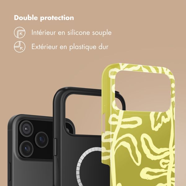 Selencia Coque arrière Vivid avec MagSafe Apple iPhone 17 Pro Max - Chalky Bloom