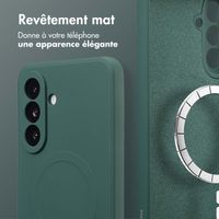 imoshion Coque Couleur avec MagSafe Samsung Galaxy A36 - Vert foncé