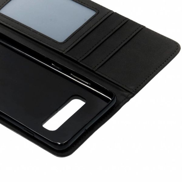 Étui de télephone portefeuille Samsung Galaxy S10 Plus - Noir