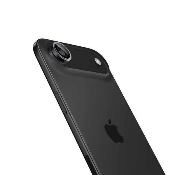 Spigen Optik Pro EZ Fit Lens Protector - Protection d'objectif de caméra (lot de 2) Apple iPhone Air - Crystal Gray