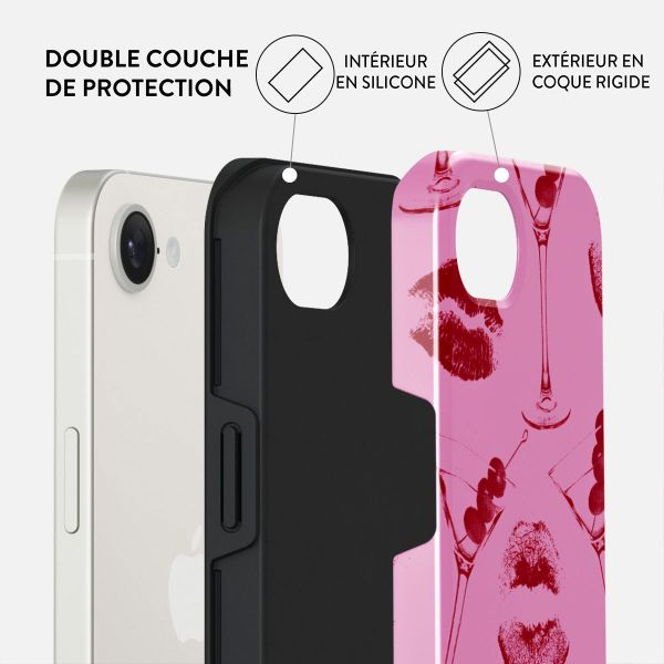 Burga Coque arrière Tough Apple iPhone 17e / 16e - Call me