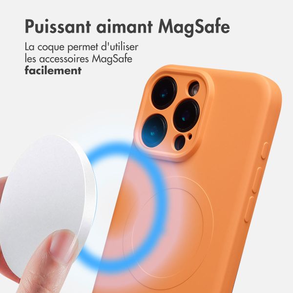 imoshion Coque Couleur avec MagSafe Apple iPhone 16 Pro Max - Orange