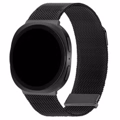 imoshion Bracelet magnétique milanais Samsung Galaxy Watch 9 (40/44mm) / Watch 8 (40/44mm) / Classic (46mm) - Noir