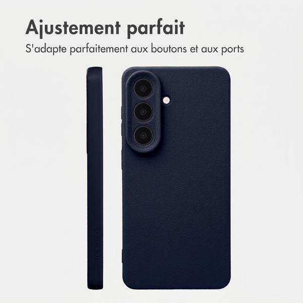imoshion Coque arrière Texture Samsung Galaxy S26 - Bleu foncé