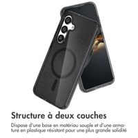 imoshion Coque Pailletée avec MagSafe Samsung Galaxy S25 - Glitter Noir