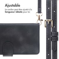 imoshion Etui de télephone portefeuille avec cordon Samsung Galaxy A56 - Noir