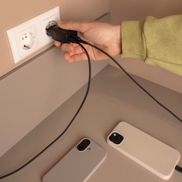 imoshion Adapteur secteur - Chargeur - 2x USB-C - Power Delivery - 40W - Noir