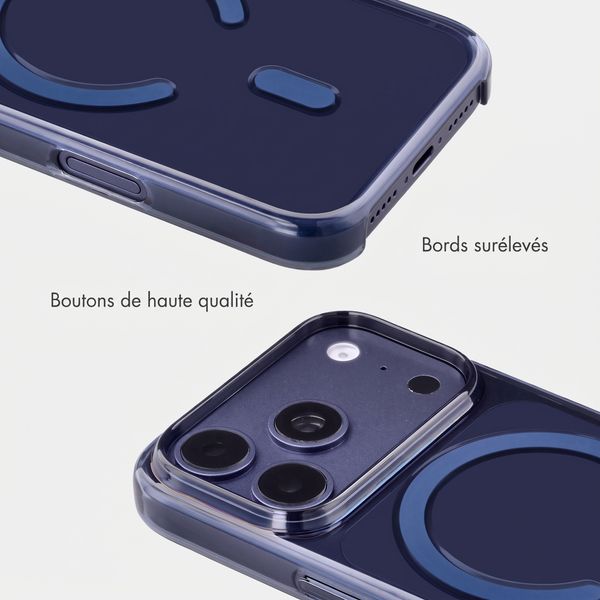 Accezz Lite coque arrière avec MagSafe Apple iPhone 18 Pro Max / 17 Pro Max - Bleu foncé