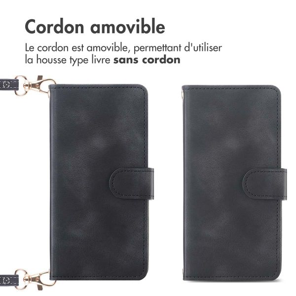 imoshion Etui de télephone portefeuille avec cordon Samsung Galaxy A17 (5G) / (4G) - Noir