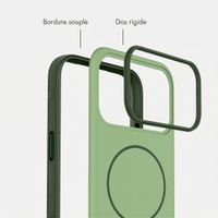 imoshion Coque arrière Color avec Thin MagSafe Ring Apple iPhone 18 Pro / 17 Pro - Vert foncé