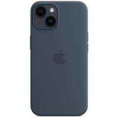 Apple Coque en silicone MagSafe Apple iPhone 14 - Storm Blue