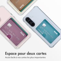 imoshion Coque silicone avec porte-cartes Samsung Galaxy A57 (5G) - Transparent