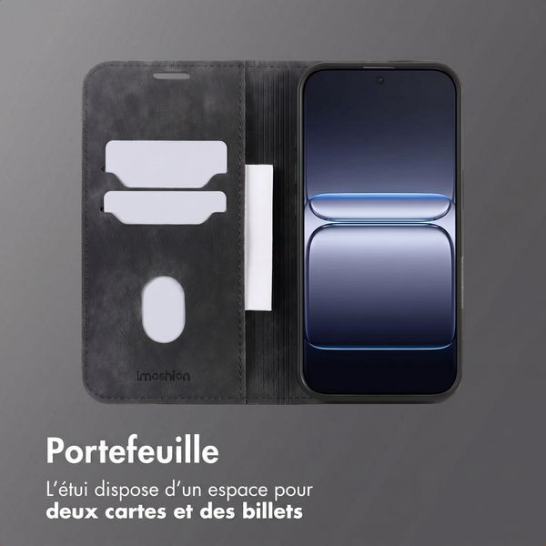 imoshion Étui de téléphone portefeuille Slim OnePlus Nord CE5 - Noir
