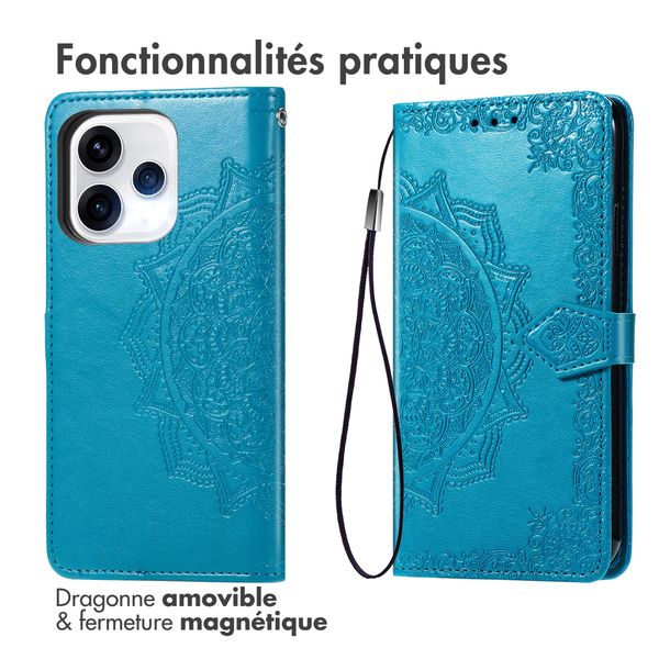 imoshion Etui de télephone Mandala Oppo Reno15 (5G) - Turquoise